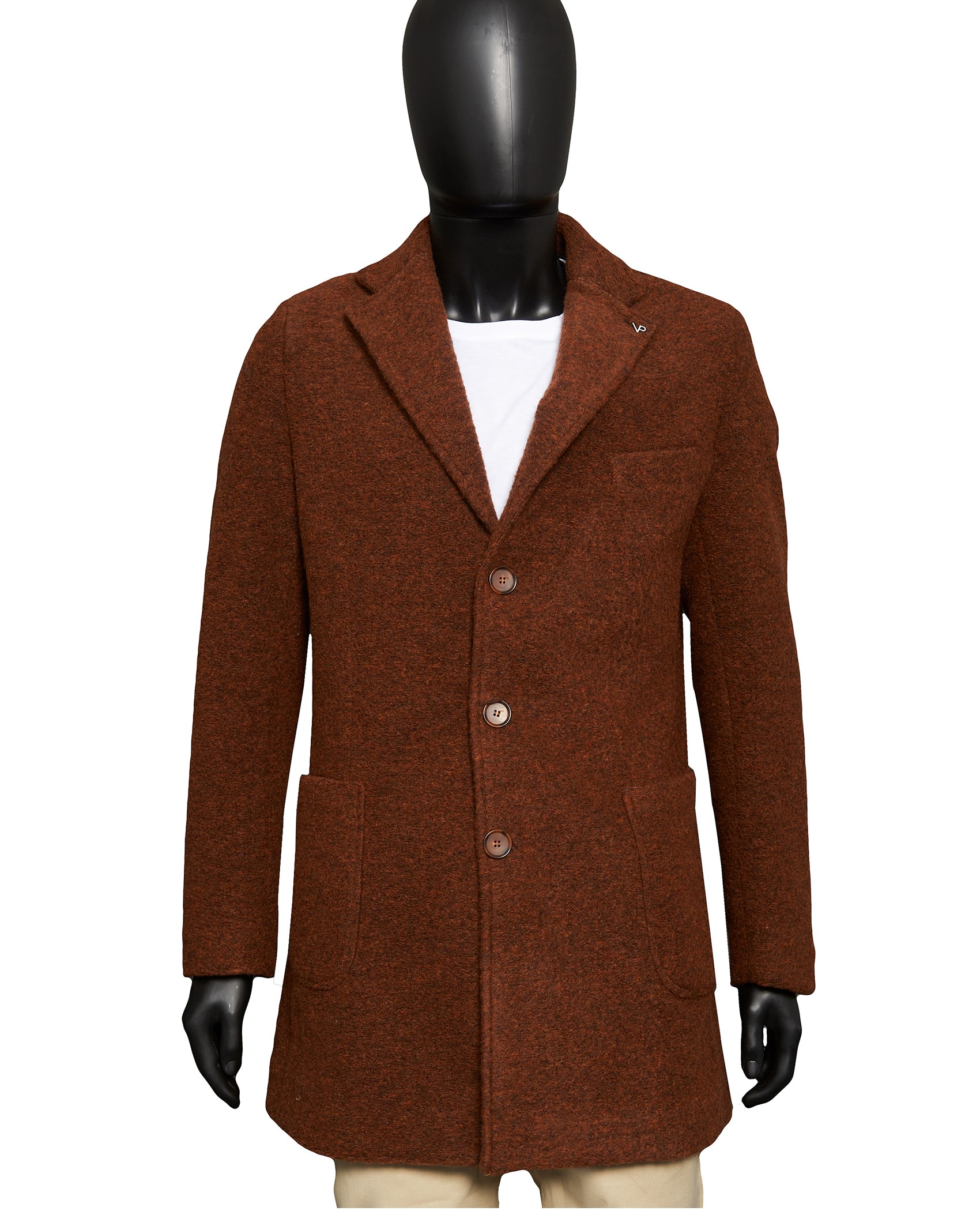 Three Button Overcoat Collage