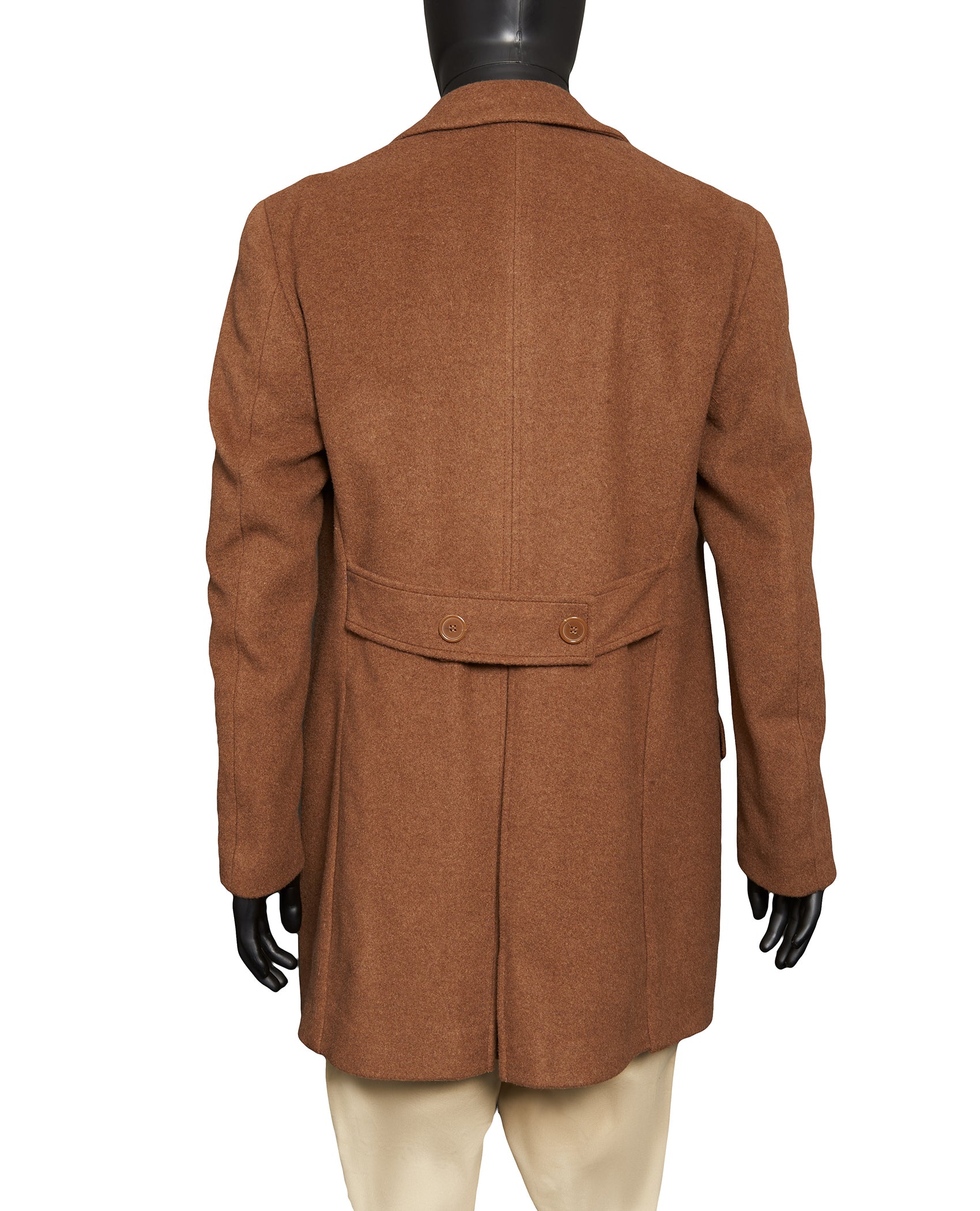 Double Breasted Wool Overcoat