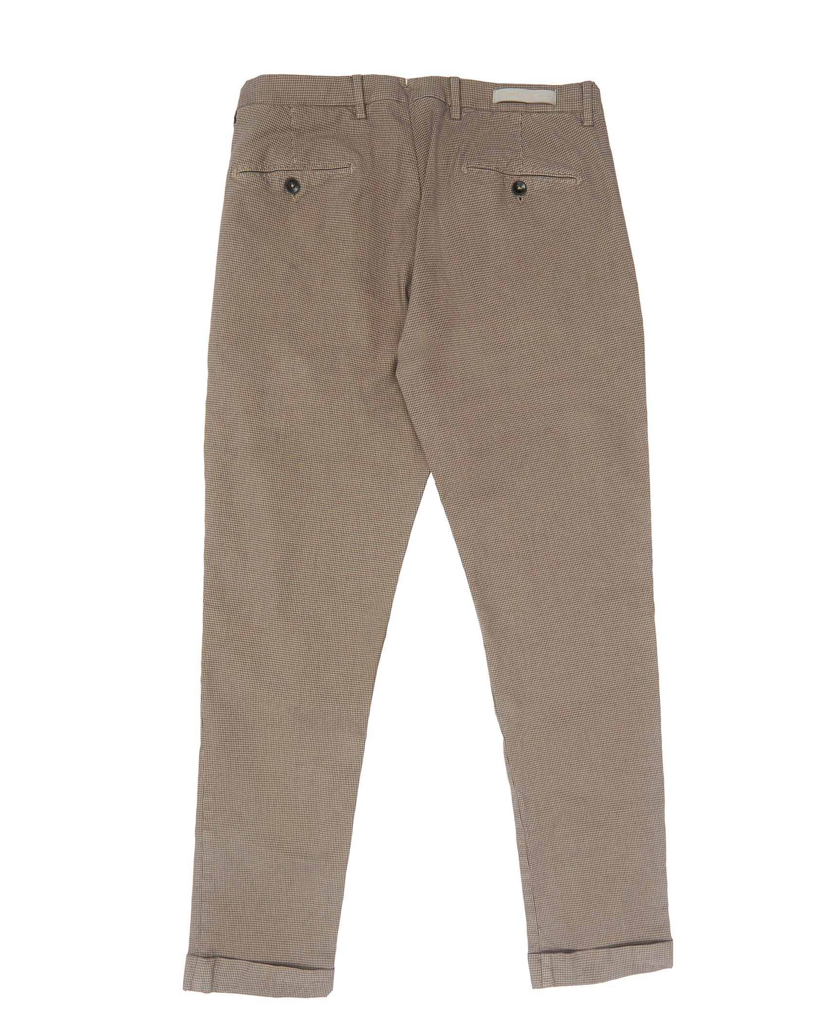 BEIGE CHECKERED PANT