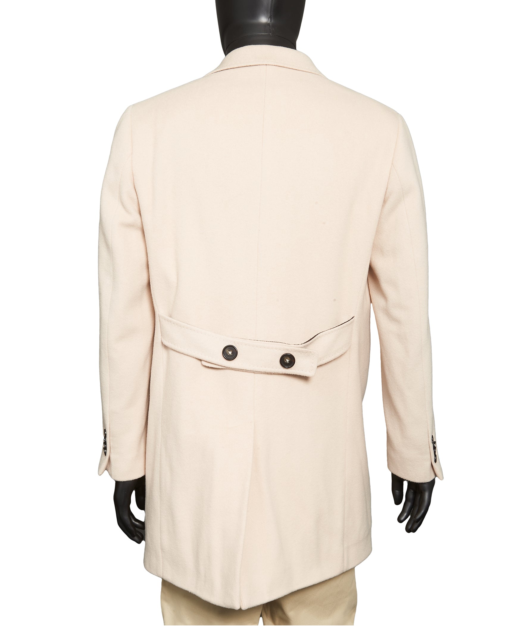 Three Button Cashmere Overcoat