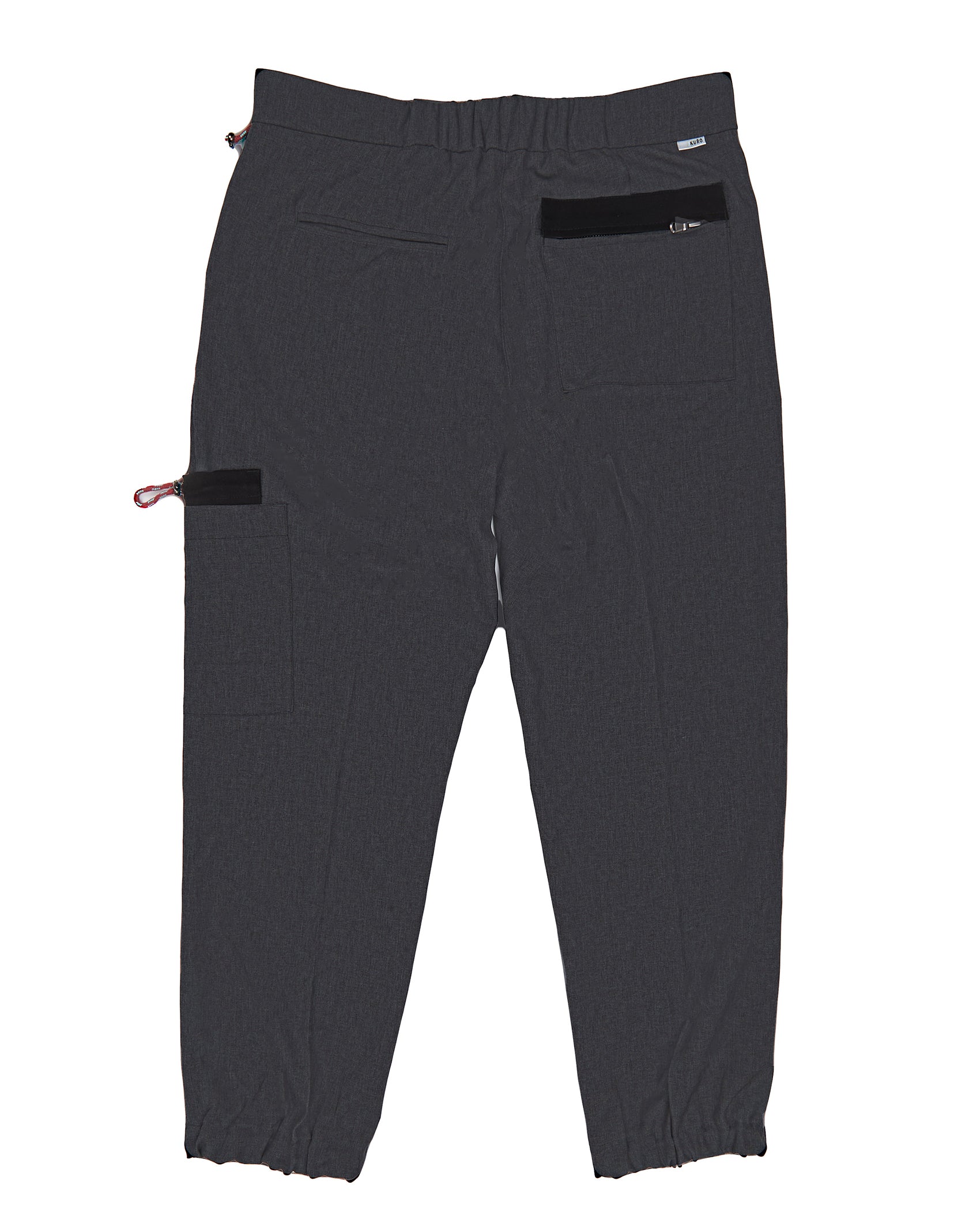 Grey One Pocket Casual Cinch Pant