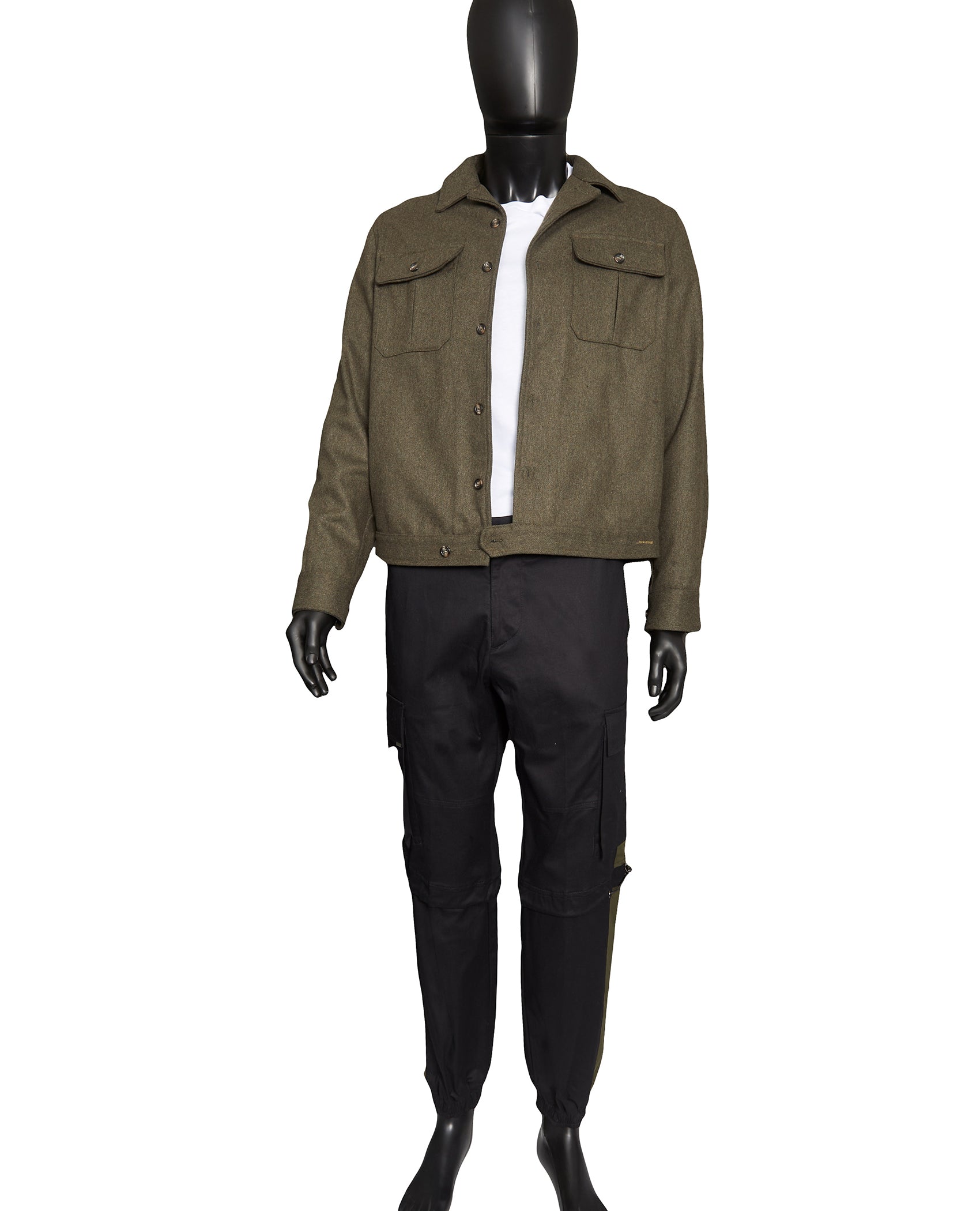 2-POCKET WOOL SHIRT JACKET