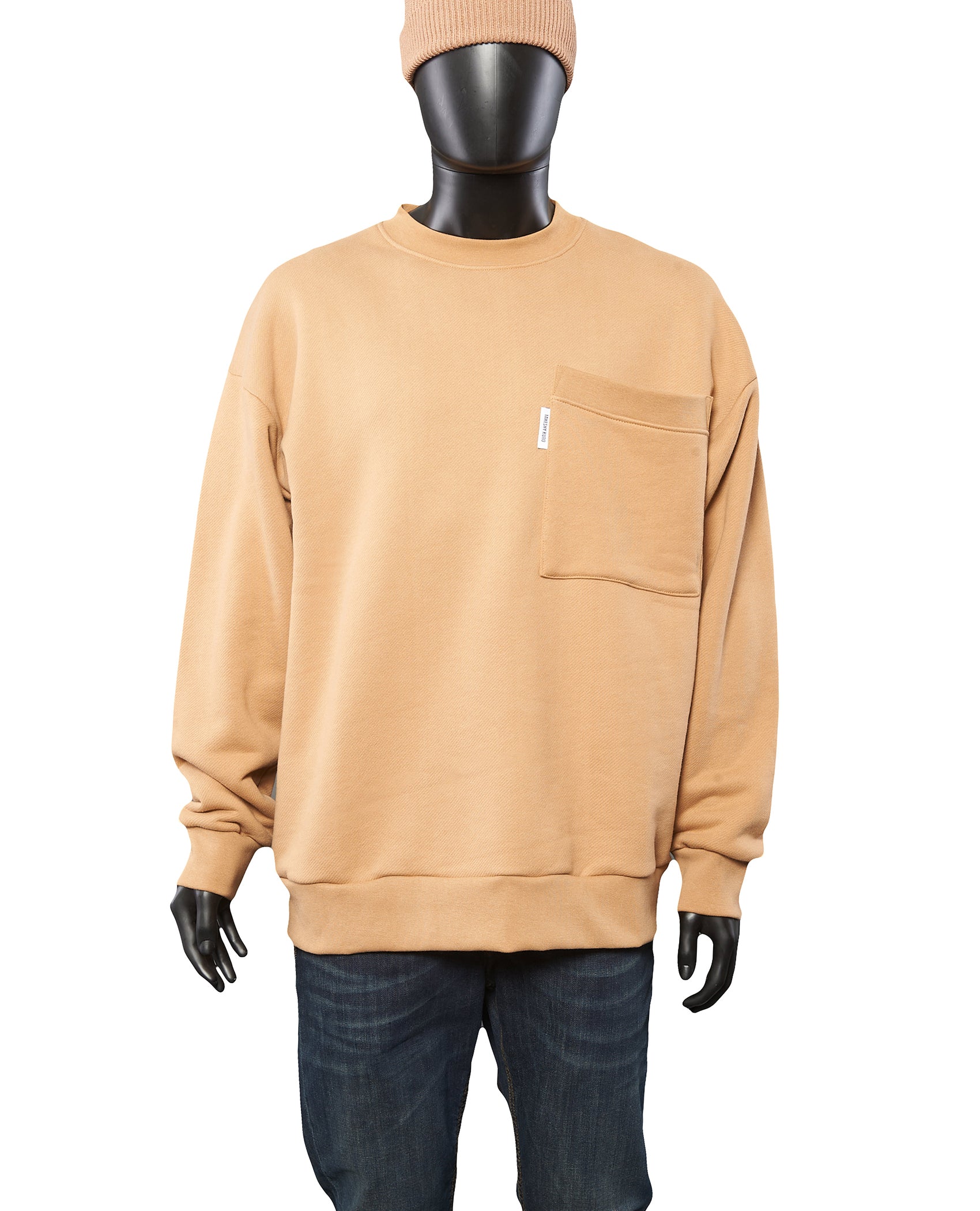Oversized Pocket Crewneck