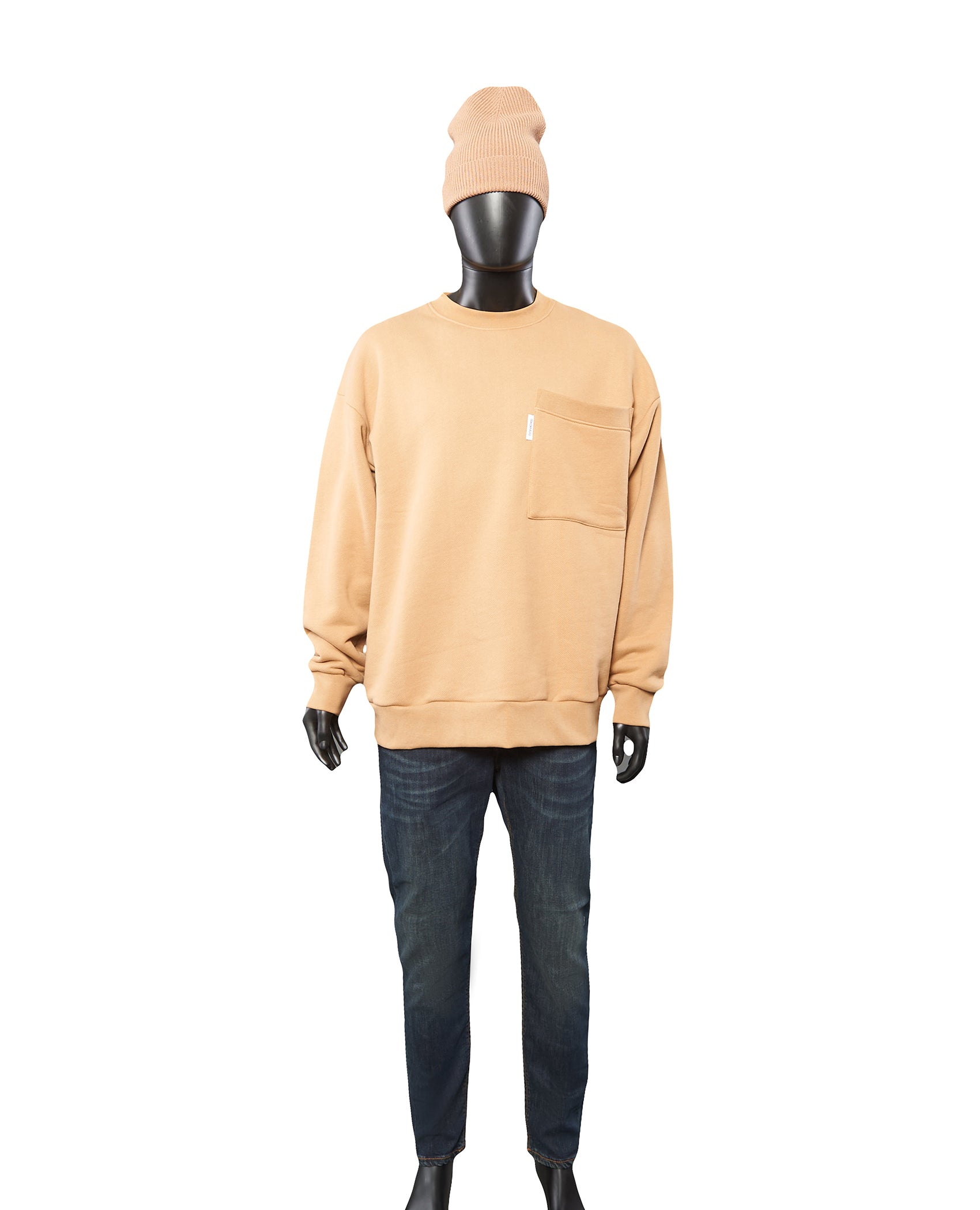 Oversized Pocket Crewneck