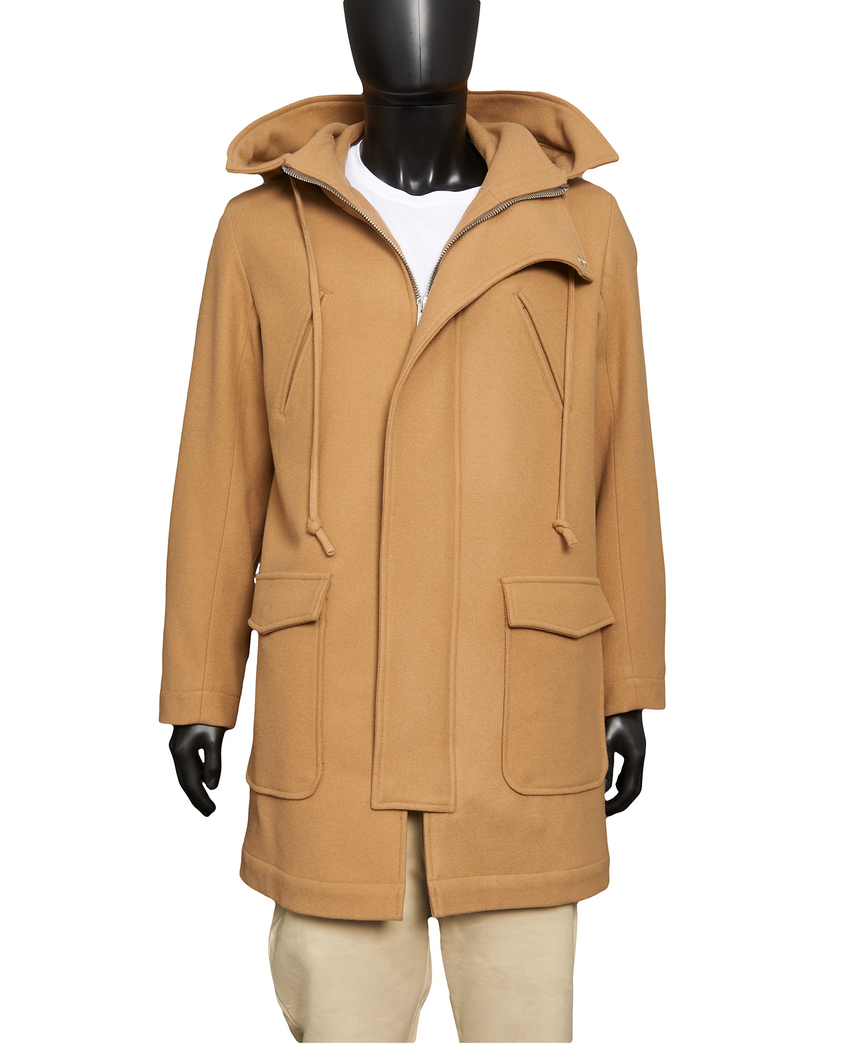 2-POCKET HOODED ZIP JACKET