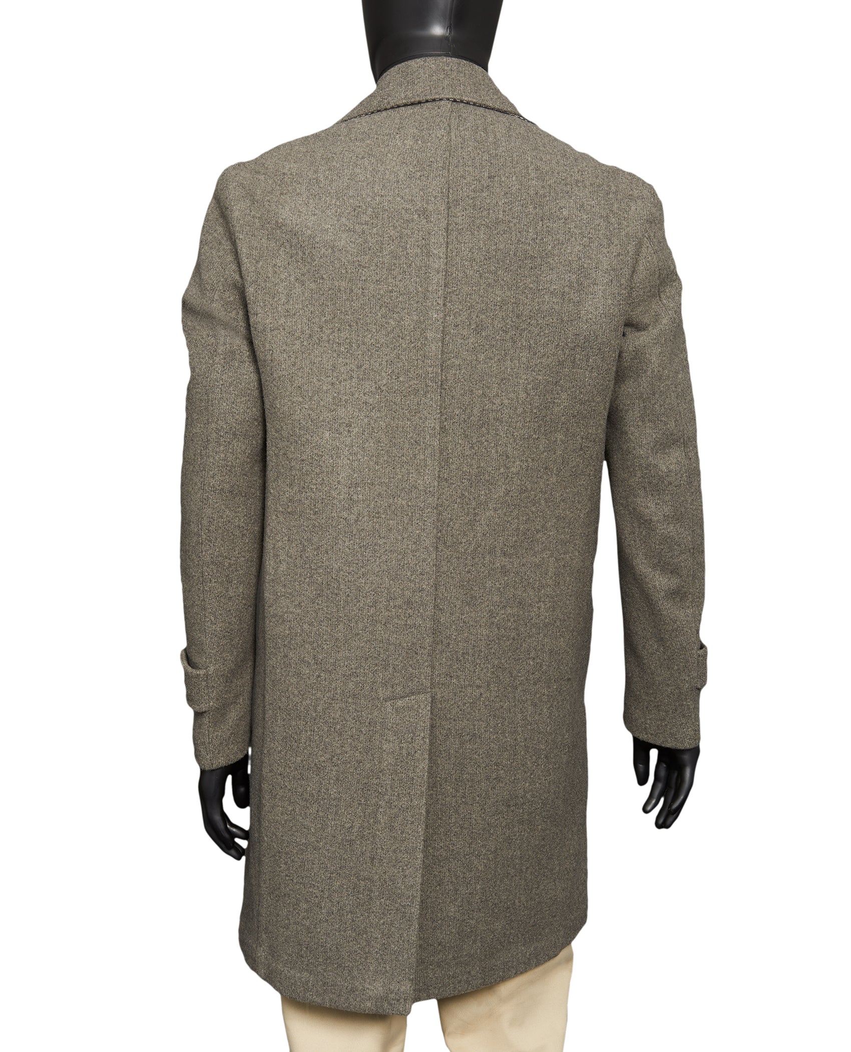 WOOL 3-BUTTON TRENCH