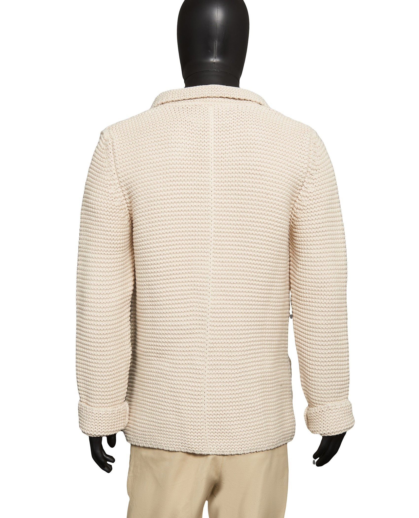 CHUNKY KNIT CARDIGAN WITH COLLAR